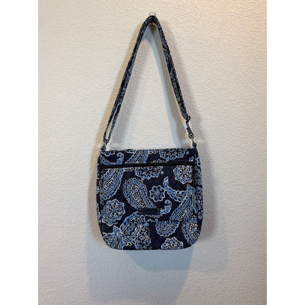 Vera Bradley Crossbody Hipster in Blue Paisley